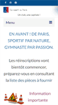 Mobile Screenshot of enavantparis.fr